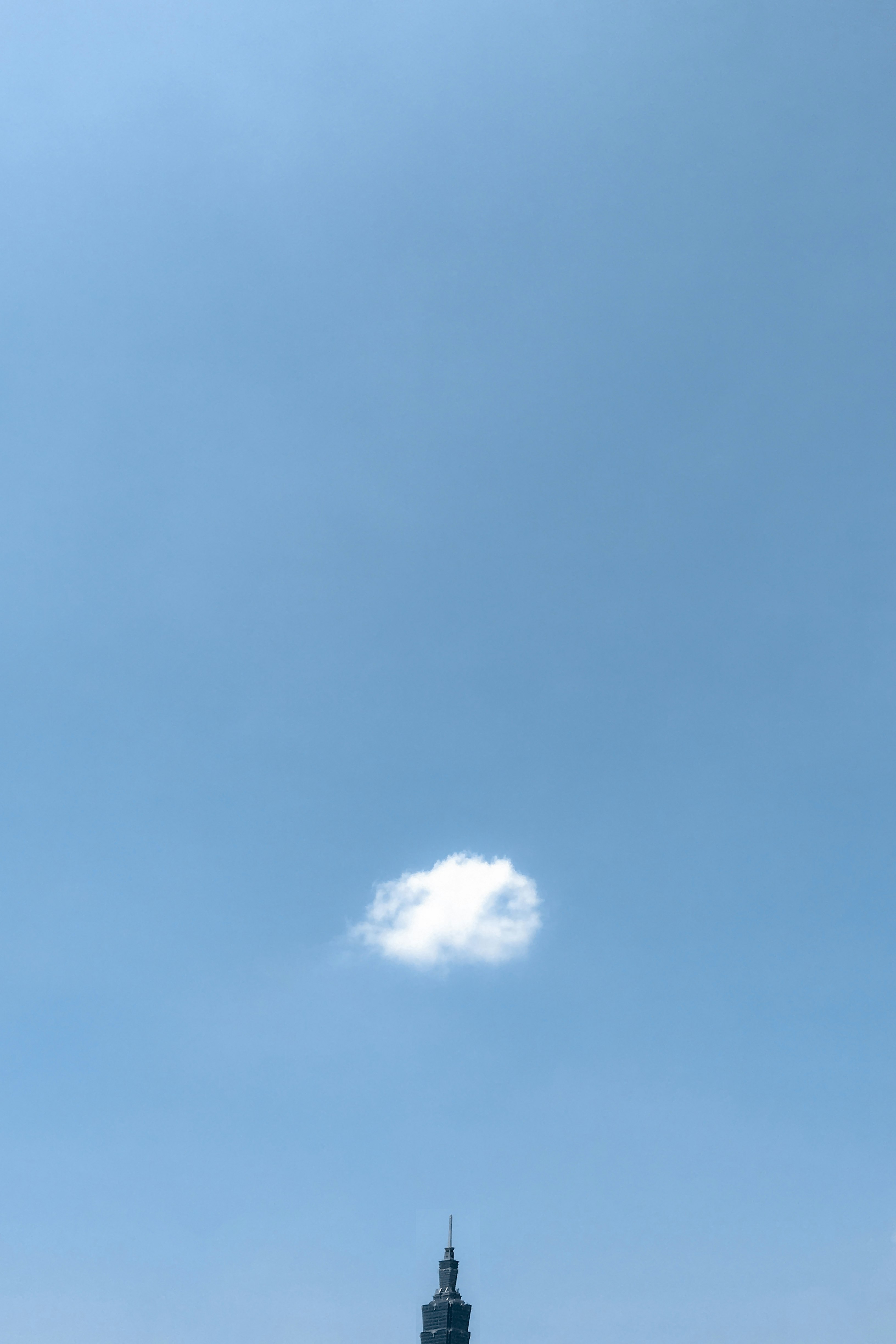 blue sky with white clouds